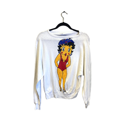 Betty Boob 90s crewneck suéter ligero 